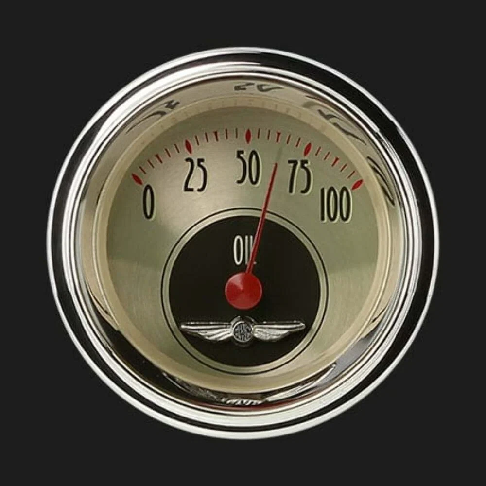 All American Nickel 2 1_8_ Oil Pressure AN81SHC